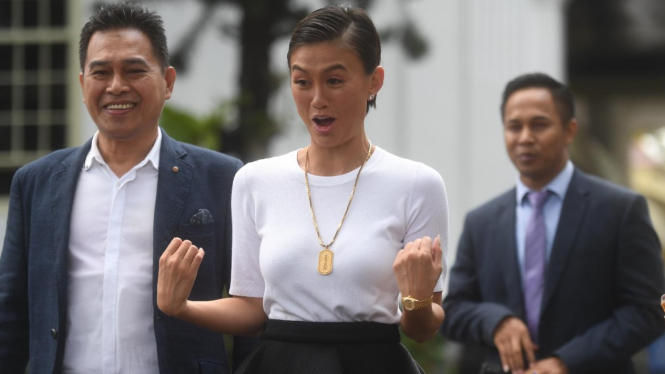 Agnez Mo bertemu Presiden Joko Widodo di Jakarta