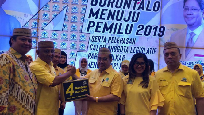 Ketum Airlangga Hartarto konsolidasi ke Golkar Gorontalo