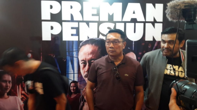 Ridwan Kamil di Gala Premier Preman Pensiun