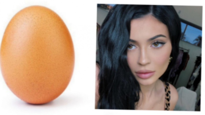 Kylie Jenner dan foto telur