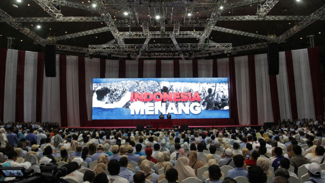 Pidato Kebangsaan Prabowo Subianto Indonesia Menang