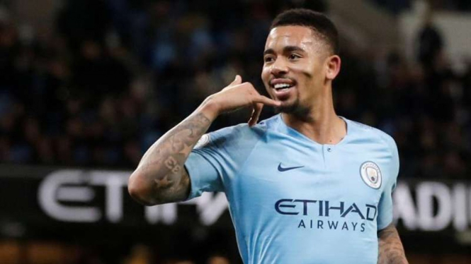 Penyerang Manchester City,  Gabriel Jesus