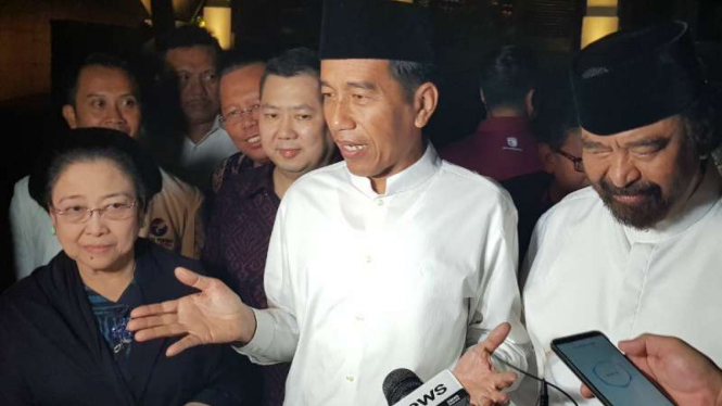 Calon presiden nomor urut 01 Joko Widodo.