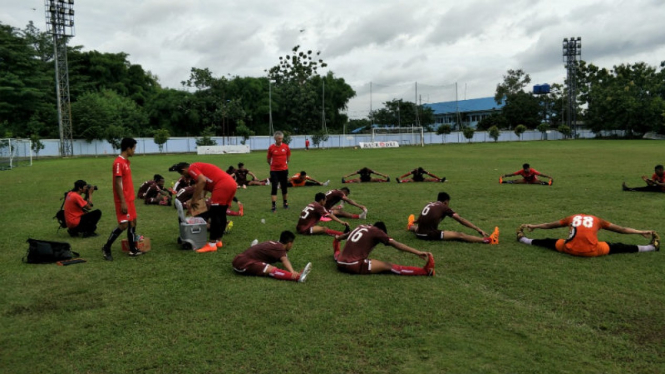 Latihan perdana Persija Jakarta dengan Ivan Kolev