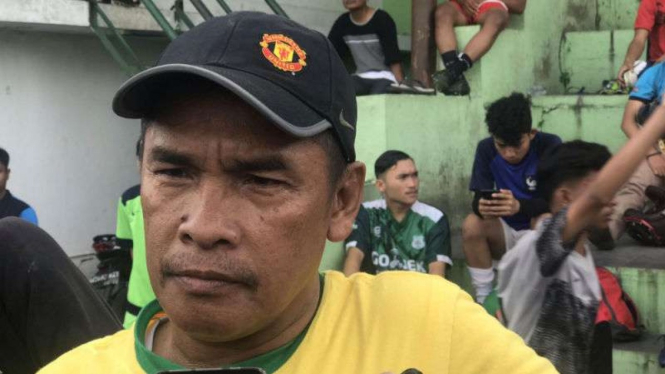 Pelatih PSMS Medan, Abdul Rahman Gurning.