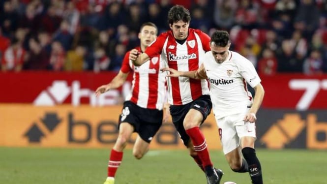 Pertandingan Copa del Rey 2018/2019 antara Sevilla kontra Athletic Bilbao