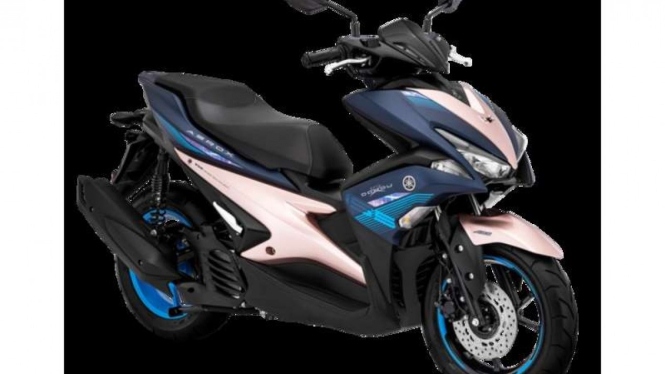 Yamaha Aerox versi terbaru.