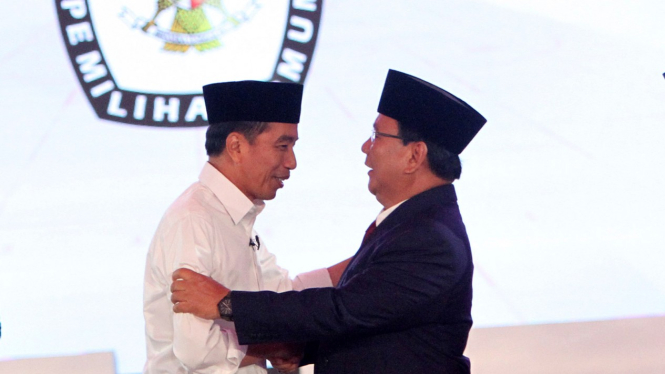 Debat Pertama Capres-Cawapres Pemilu 2019, Joko Widodo dan Prabowo Subianto.