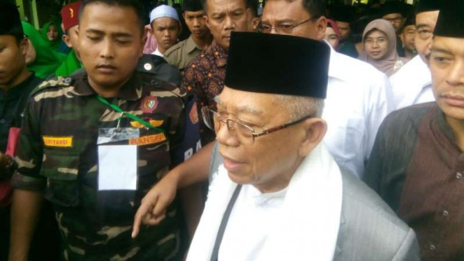 Ma'ruf Amin di Tangerang