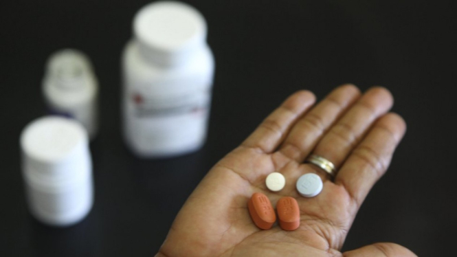 Obat HIV yang juga disebut antiretroviral (ARV).-Barcroft Media/Getty Images