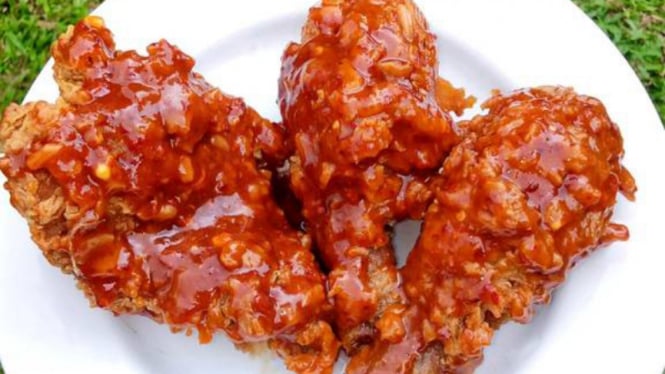 RESEP: Fire Chicken ala Richeese Factory, Pedas Menyengat!