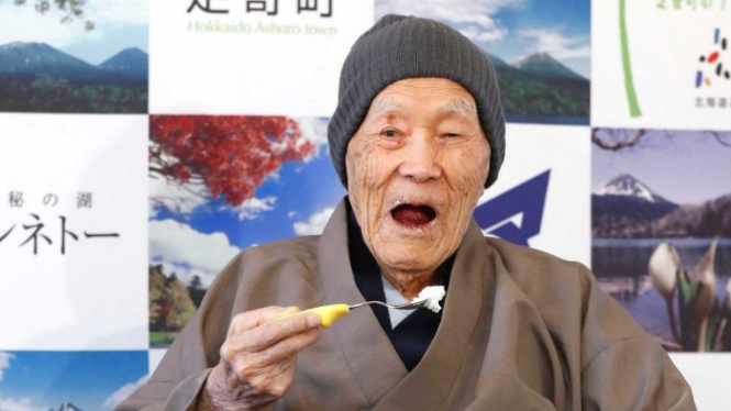 Masazo Nonaka dinyatakan sebagai pria tertua di dunia bulan September 2018 ketika dia berusia 112 tahun 259 hari oleh Guinness World Records.