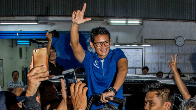 Calon Wakil Presiden nomor urut 02, Sandiaga Uno