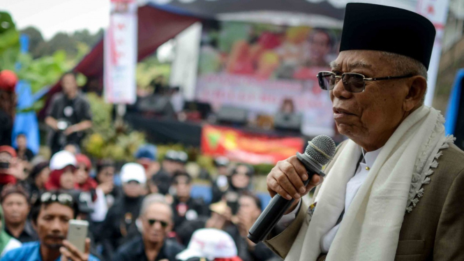 Calon Wakil Presiden nomor urut 01, Ma'ruf Amin