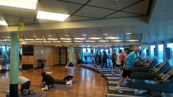 Area Gym Kapal Pesiar Princess Cruises