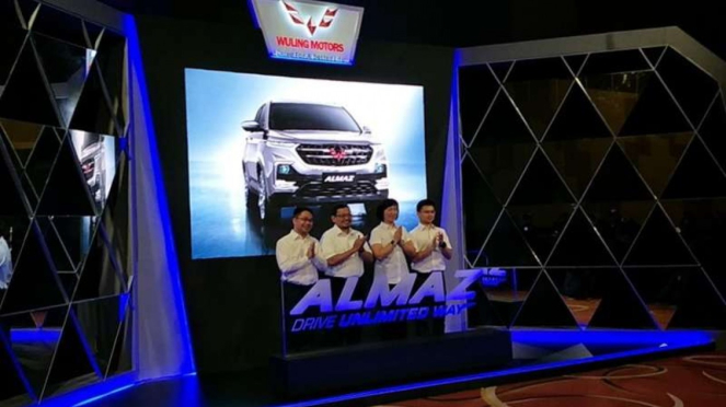 Peluncuran Wuling Almaz di Sentul, Bogor.