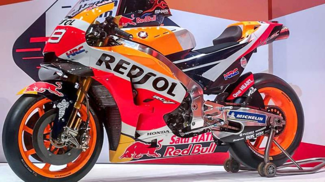 Motor baru tim Honda Repsol untuk MotoGP 2019.