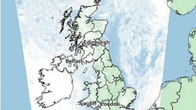 Cuaca dengan es makin menyebar di wilayah Inggris