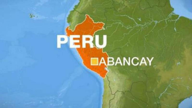 Hotel tertimbun di Peru