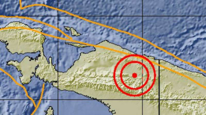 Gempa di Papua.