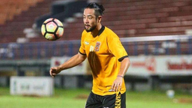 Kunihiro Yamashita saat masih membela Borneo FC