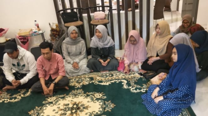 Pengajian di rumah baru Ria Ricis