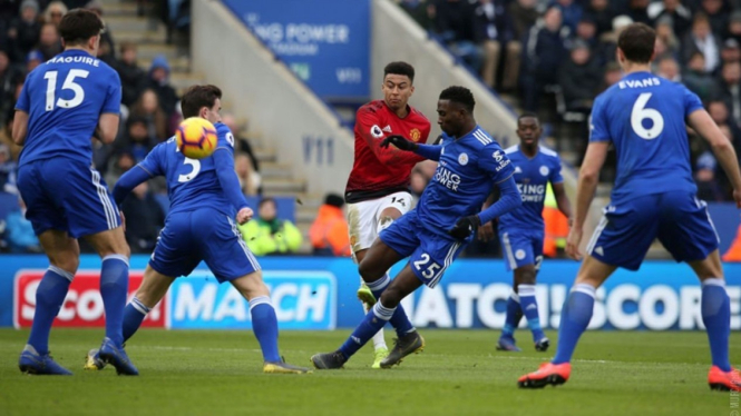 Pertandingan Leicester City vs Manchester United