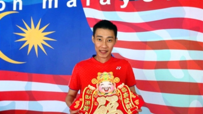 Ucapan Selamat Hari Raya Imlek dari maestro bulutangkis, Lee Chong Wei