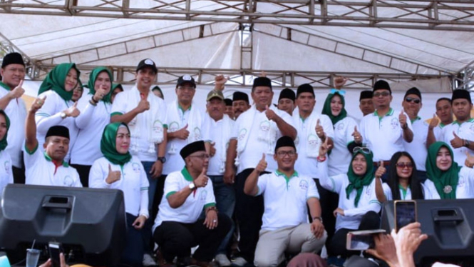 Ketua Dewan Pembina Masyarakat Cinta Masjid (MCM), Budi Karya Sumadi dalam acara pengukuhan MCM Dewan Pimpinan Wilayah dan Dewan Pimpinan Cabang se-Provinsi Banten (Minggu, 3/1/2019) (FOTO: Istimewa)