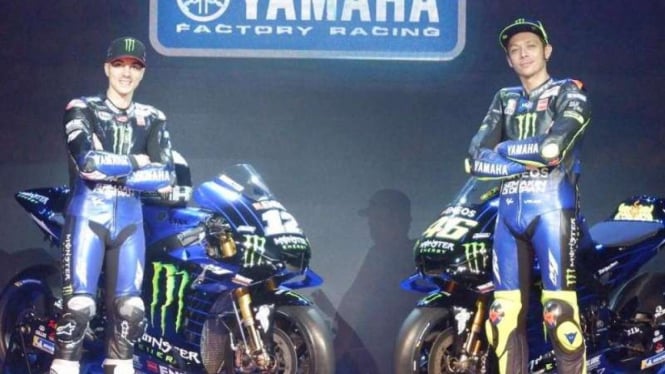 Maverick Vinales dan Valentino Rossi