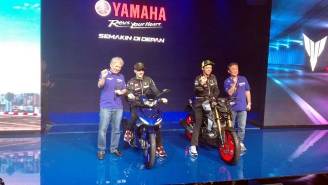 Peluncuran dua motor baru Yamaha di Jakarta