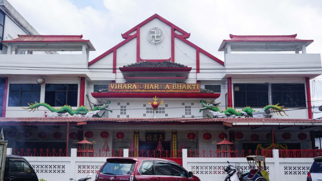 Vihara Dharma Bhakti di Peunayong, Banda Aceh. 