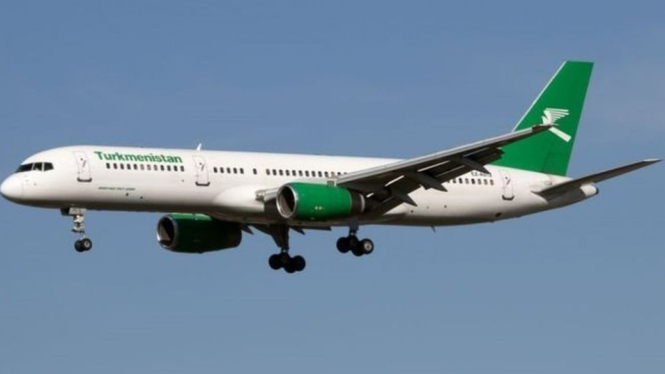 Pesawat Turkmenistan Airlines.-Getty Images
