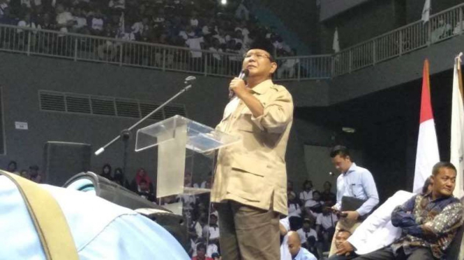 Capres Prabowo Subianto.