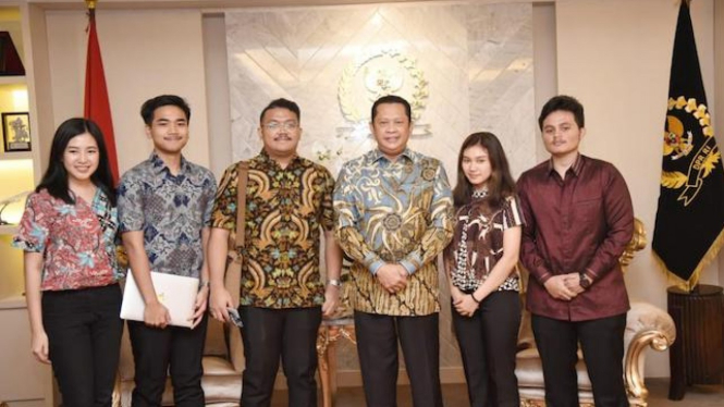Bamsoet saat menerima perwakilan mahasiswa Fakultas Hukum Universitas Indonesia.