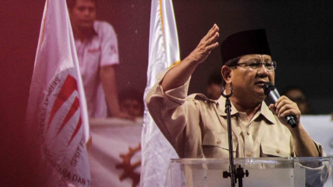 Calon Presiden nomor urut 02, Prabowo Subianto
