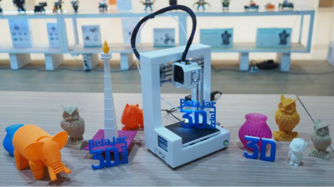 Hasil cetakan 3D printer