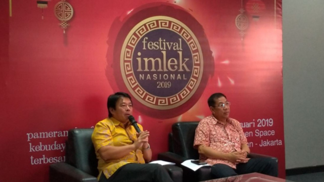 Konferensi pers Festival Imlek Nasional