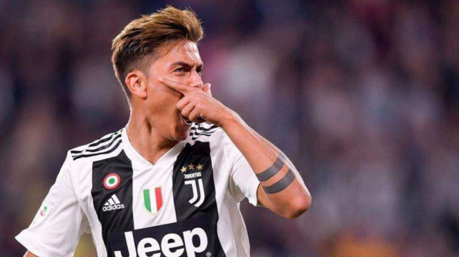 Pemain depan Juventus, Paulo Dybala