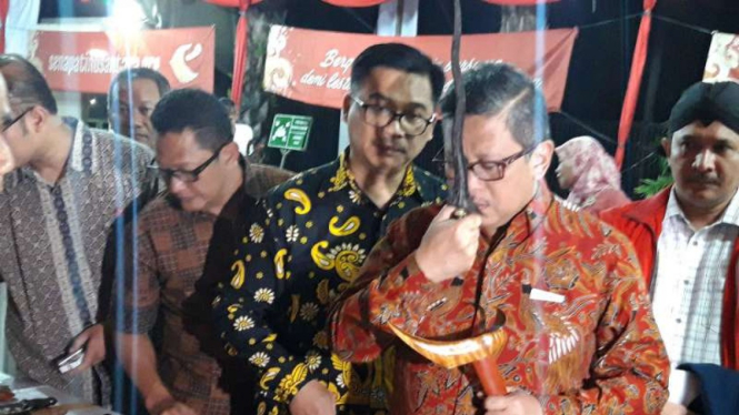 Hasto Kristiyanto di Rapat Kerja Agung Serikat Nasional Pelestari Tosan Aji