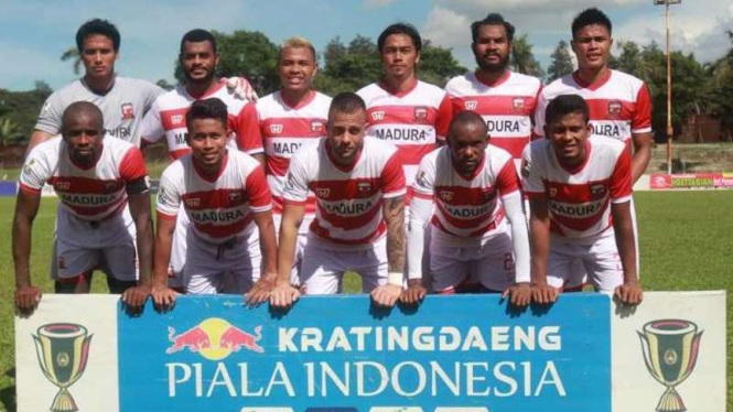 Skuat Madura United di ajang Piala Indonesia 2018/2019