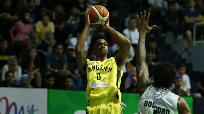 Penggawa asing klub IBL Hangtuah, Brysean Perine Bryquis 