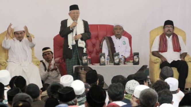 Calon wakil presiden nomor urut 01 Ma'ruf Amin