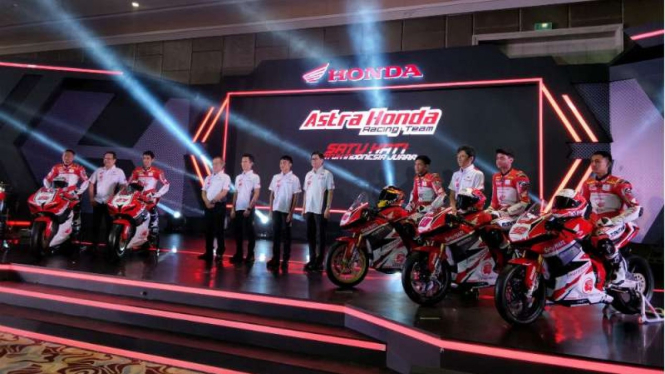 Peluncuran pembalap Astra Honda Racing Team (AHRT) di 2019
