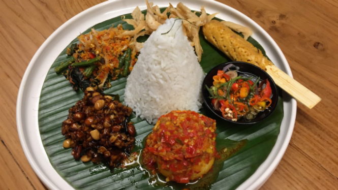 Nasi Bali Vegetarian, salah satu menu di RBOJ.