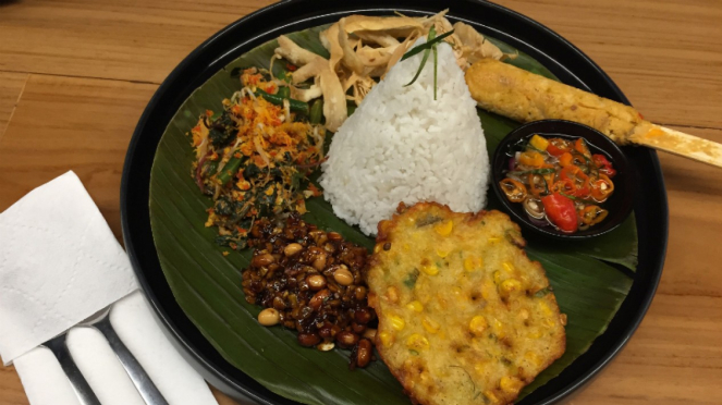 Nasi Bali Vegan, salah satu menu di RBOJ.