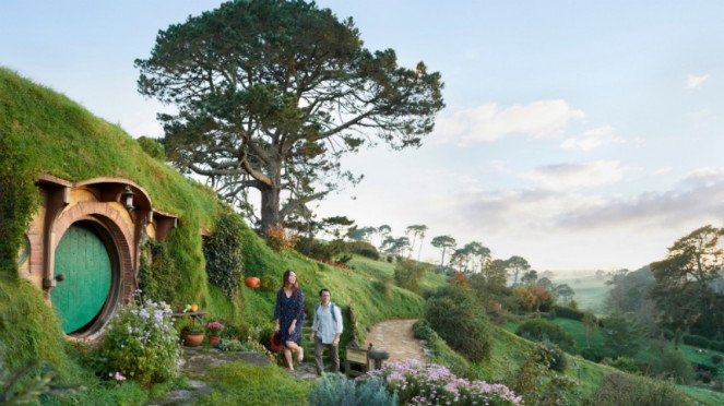 Hobbiton, Selandia Baru.