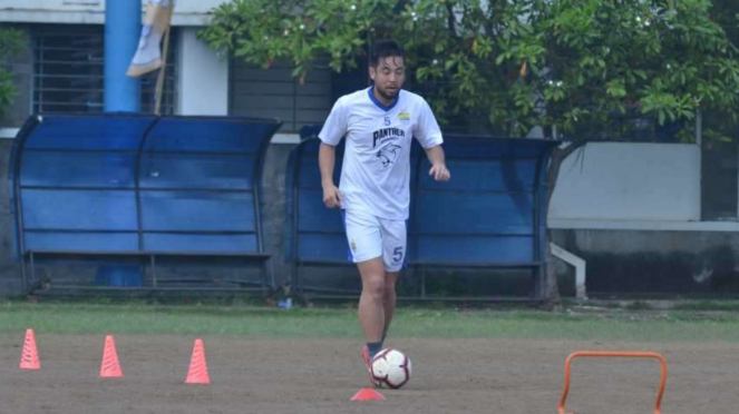 Kunihiro Yamashita berlatih di Persib Bandung