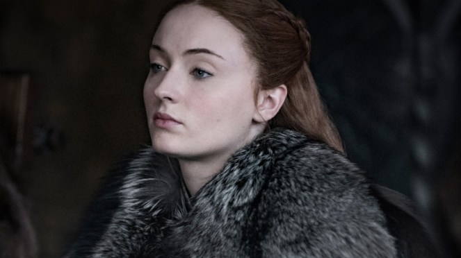 Sansa Stark dalam Game of Thrones Season 8.