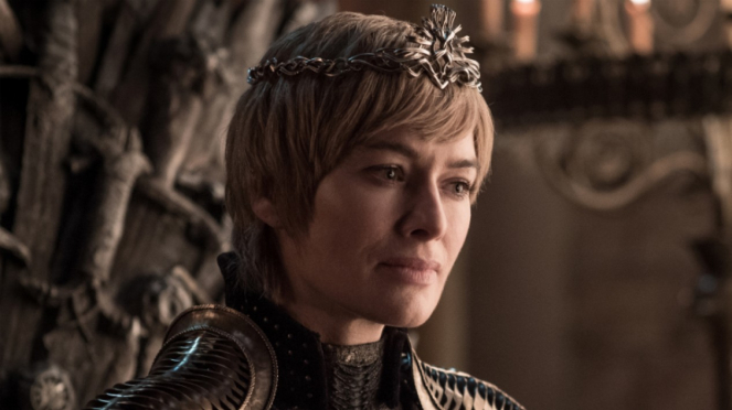 Cersei Lannister dalam Game of Thrones Season 8.